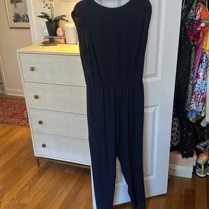 ZARA Navy jumpsuit